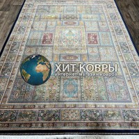 Иранский ковер Qum 464 Синий